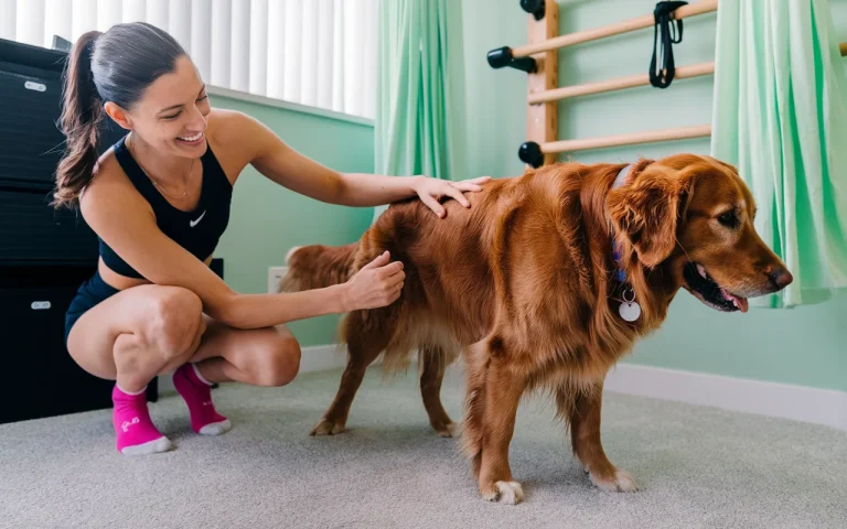 15-Letni golden retriever nie mógł ruszać łapami, odzyskał siły dzięki treningowi właścicielki